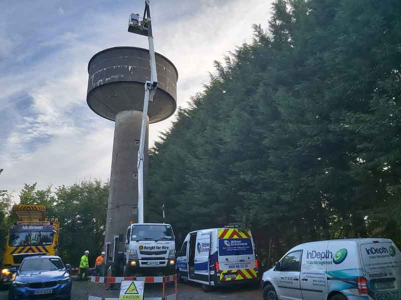 Water Tower | McBreen Environmental Cavan, Roscommon, Cavan, Cork, Louth | Nationwide Waste Management & Drainage Industry Specialists